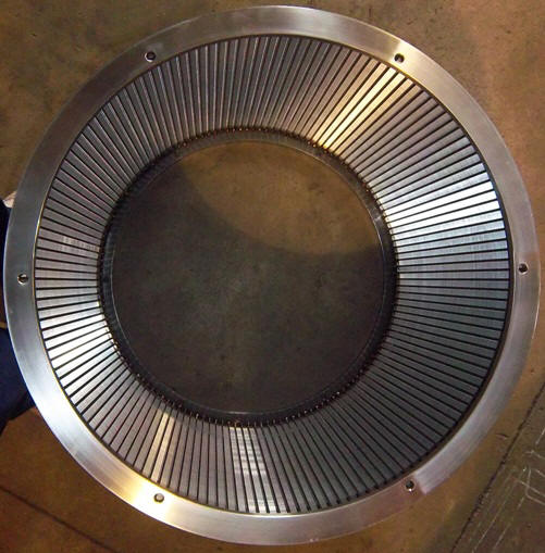 Screening surface and end-ring configuration reference.