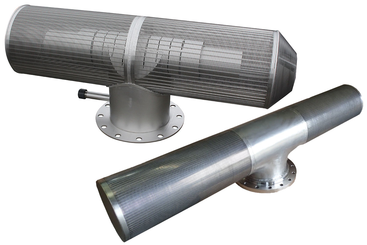 Stainless steel wedge wire intake screen assembly